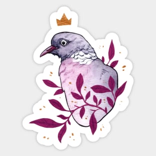 The Queen Dove Sticker